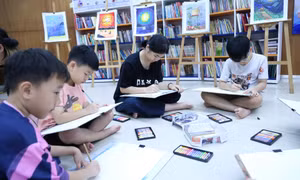 Phát động phong trào vẽ tranh theo sách dành cho thiếu nhi