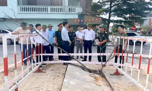 Kiểm tra công tác phòng, chống ngập lụt tại một số địa phương trước mùa mưa bão 