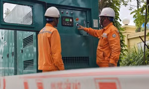 Bố trí máy phát điện công suất lớn tại 100% điểm thi tốt nghiệp THPT 2026