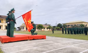 Trang trọng Lễ tuyên thệ chiến sĩ mới Bộ đội Biên phòng