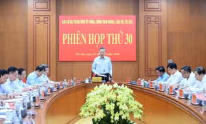 Phiên họp thứ 30 của Ban Chỉ đạo Trung ương về phòng, chống tham nhũng, lãng phí, tiêu cực