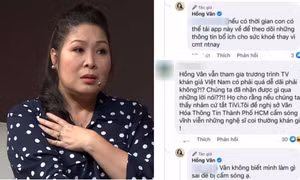NSND Hồng Vân phản ứng khi bị khán giả "đề nghị cấm sóng"