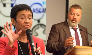 Hai nhà báo đoạt giải Nobel Hòa bình 2021