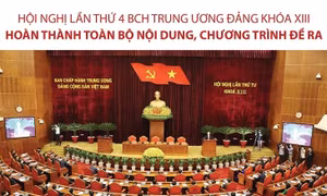 Hội nghị Trung ương lần thứ 4 khóa XIII hoàn thành nội dung đề ra