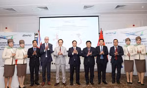 Thủ tướng Phạm Minh Chính dự lễ công bố đường bay thẳng Việt Nam- Anh