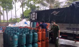Triệt phá cơ sở sang chiết gas trái phép tại Hải Dương
