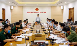 Triển khai kế hoạch diễn tập Phòng thủ dân sự ứng phó với siêu bão và tìm kiếm cứu nạn tỉnh Quảng Ninh năm 2021 