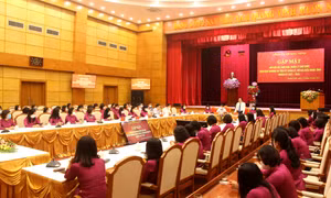 Gặp mặt nữ cán bộ lãnh đạo, quản lý chủ chốt diện BTV Tỉnh ủy quản lý và nữ đại biểu HĐND tỉnh
