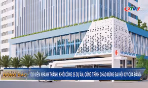 Dự kiến khánh thành, khởi công 25 dự án, công trình chào mừng Đại hội XIV của Đảng