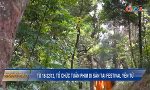 Từ 18 - 22/12, tổ chức Tuần phim Di sản tại Festival Yên Tử