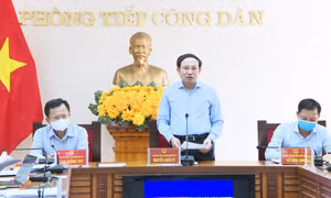 Đồng chí Bí thư Tỉnh ủy tiếp công dân định kỳ