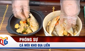 Cá mòi kho địa liền