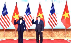 Thủ tướng Phạm Minh Chính tiếp Phó Tổng thống Hoa Kỳ Kamala Harris