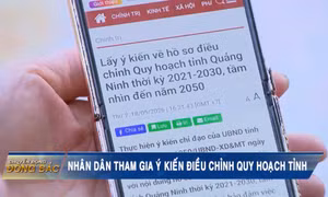 Nhân dân tham gia ý kiến điều chỉnh quy hoạch tỉnh