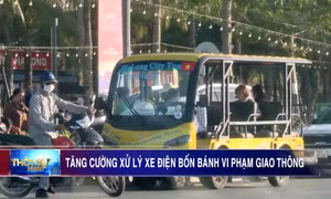Tăng cường xử lý xe điện bốn bánh vi phạm giao thông