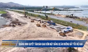 Quảng Ninh quyết tâm bàn giao sớm mặt bằng dự án đường sắt tốc độ cao
