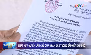 Phát huy quyền làm chủ của nhân dân trong sắp xếp khu phố