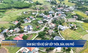 Đảm bảo tiến độ sắp xếp thôn, bản, khu phố