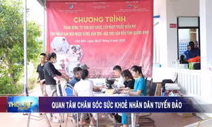 Quan tâm chăm sóc sức khỏe nhân dân tuyến đảo