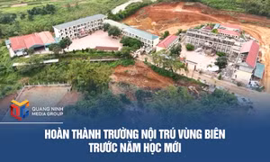 Hoàn thành trường nội trú vùng biên trước năm học mới