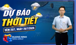 Bản tin dự báo thời tiết đêm 25/7, ngày 26/7/2026