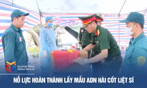 Nỗ lực hoàn thành lấy mẫu ADN hài cốt liệt sĩ