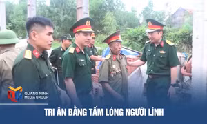 Tri ân bằng tấm lòng người lính