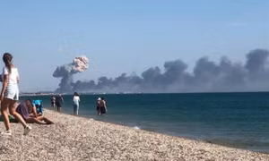Trụ sở Hạm đội Biển Đen của Nga ở Sevastopol bị UAV tấn công
