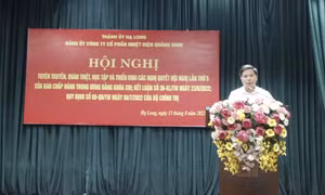 Đảng bộ Công ty CP Nhiệt điện Quảng Ninh: Quán triệt và triển khai các nghị quyết Hội nghị lần thứ năm BCH Trung ương Đảng (khóa XIII)