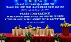 Công bố quyết định đặc xá năm 2022