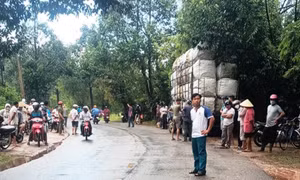 Chủ tịch xã tử vong sau khi va chạm với xe chở phế liệu