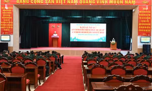 Bộ CHQS tỉnh: Khai mạc hội thi "Xây dựng và quản lý doanh trại chính quy-xanh-sạch-đẹp”