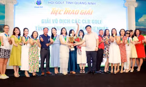 CLB Golf nữ Quảng Ninh đoạt cúp vàng Giải Golf Vô địch các CLB Golf Quảng Ninh 2022 