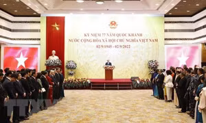 Chiêu đãi trọng thể kỷ niệm 77 năm Quốc khánh Việt Nam