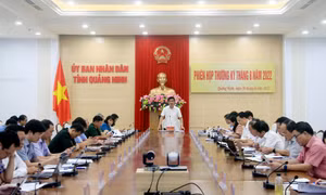 UBND tỉnh họp thường kỳ tháng 8