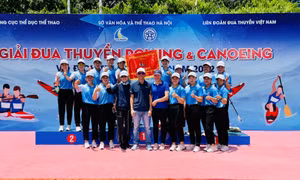 Quảng Ninh giành 15 HCV tại Giải đua thuyền Rowing và Canoeing Vô địch trẻ quốc gia 2022