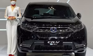 Honda CR-V e:HEV 2022 bản tiết kiệm xăng bất ngờ lộ diện, cận cảnh diện mạo thực tế đẹp mê mẩn
