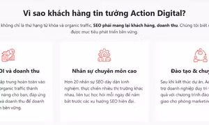 Actiondigital.vn cung cấp dịch vụ SEO toàn diện uy tín