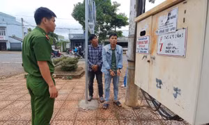 Hai con nghiện gây 50 vụ trộm dây cáp điện tại trạm biến áp