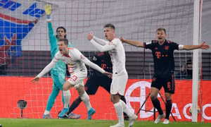 Bayern mất điểm trước RB Leipzig