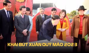 Khai bút Xuân Quý Mão 2023