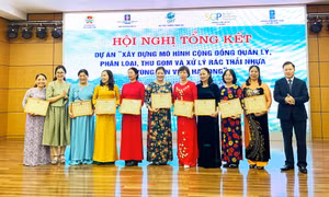 Tổng kết dự án xây dựng mô hình cộng đồng quản lý, phân loại, thu gom và xử lý rác thải nhựa vùng ven Vịnh Hạ Long