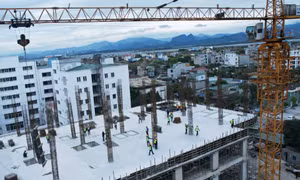 Tăng tốc thi công Bệnh viện Phổi Quảng Ninh 
