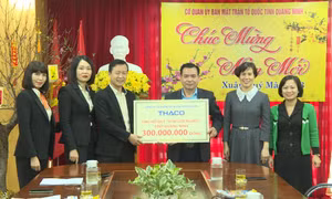 Quỹ Vì người nghèo tỉnh tiếp nhận ủng hộ 300 triệu đồng