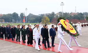 Lãnh đạo Đảng, Nhà nước vào Lăng viếng Bác dịp Tết Nguyên đán
