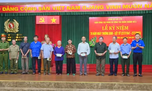 C10 - Bộ Công an: Thăm, tặng quà người có công với cách mạng