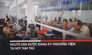 Từ 15/8, người dân được đăng ký xe tại nơi tạm trú