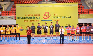 Bế mạc, trao giải Giải vô địch Bóng bàn quốc gia Báo Nhân dân lần thứ 41