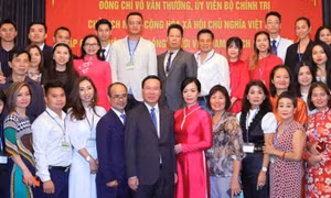 Chủ tịch nước Võ Văn Thưởng gặp gỡ kiều bào tại Áo và châu Âu