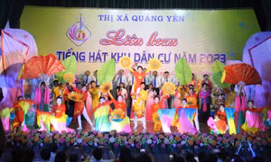 Liên hoan Tiếng hát khu dân cư TX Quảng Yên, huyện Ba Chẽ